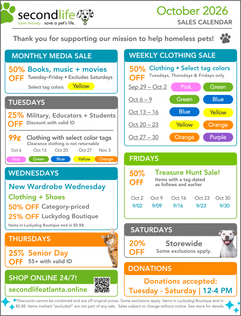 October In-Store Sales