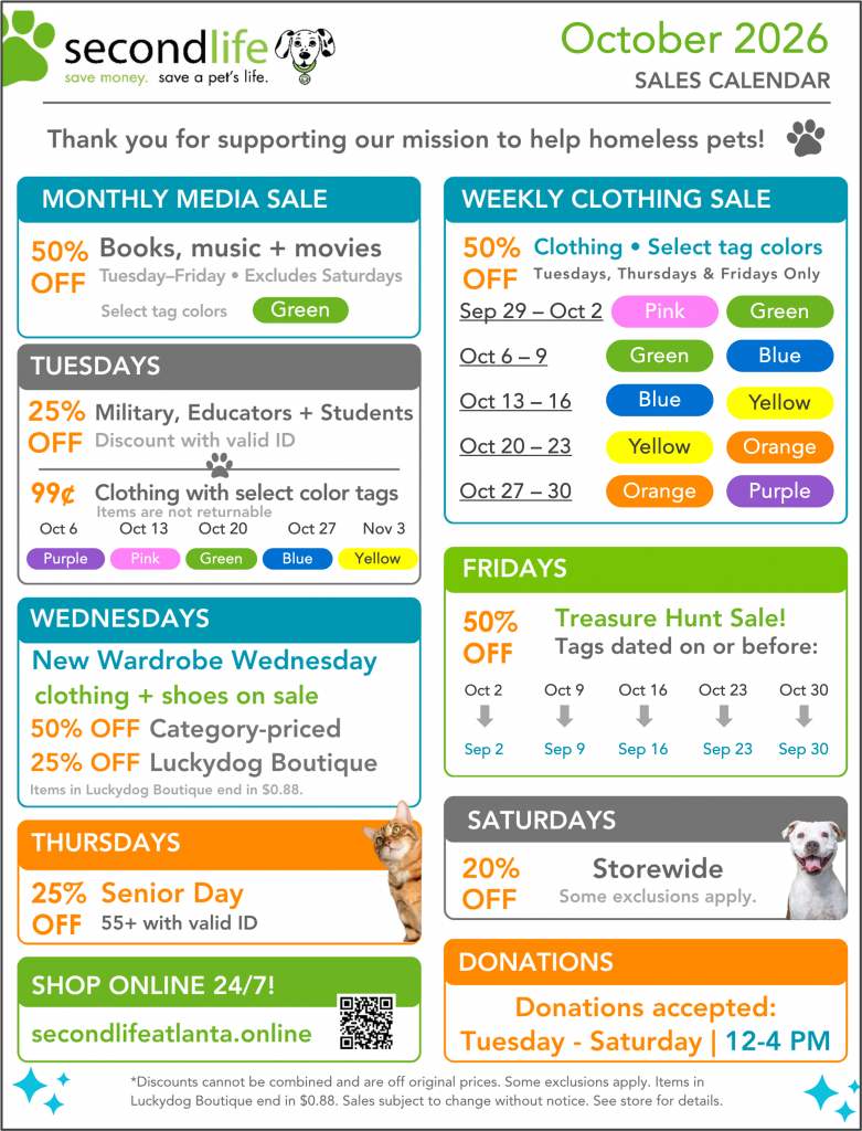 October In-Store Sales